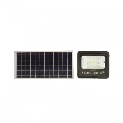 New design solar power 20w  rechargeable led flood light