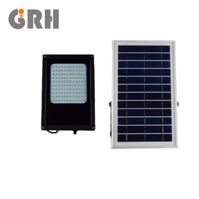 5w solar powered led motion-activated flood light